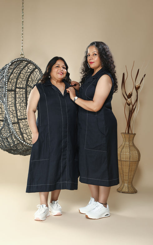 NAVY BLUE DRESS